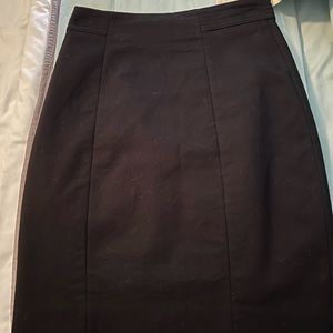 Black pencil skirt